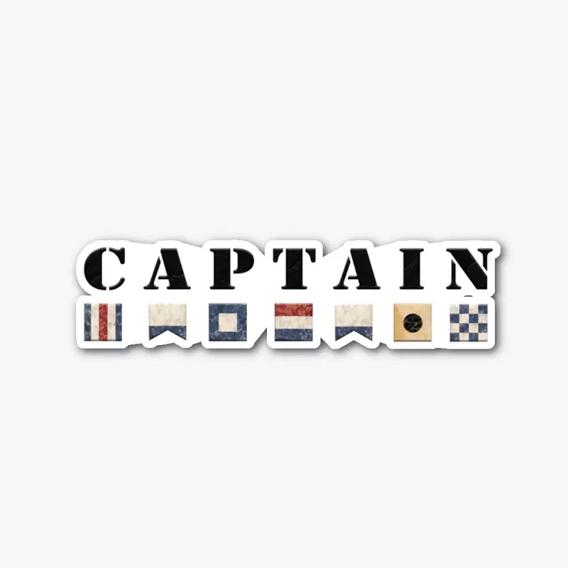 Captain Design with Maritime Flags